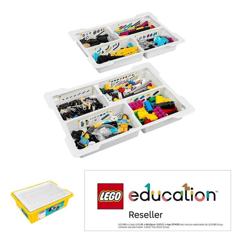 Lego Education Conjunto Spike Prime Set Com 528 Peças 45678